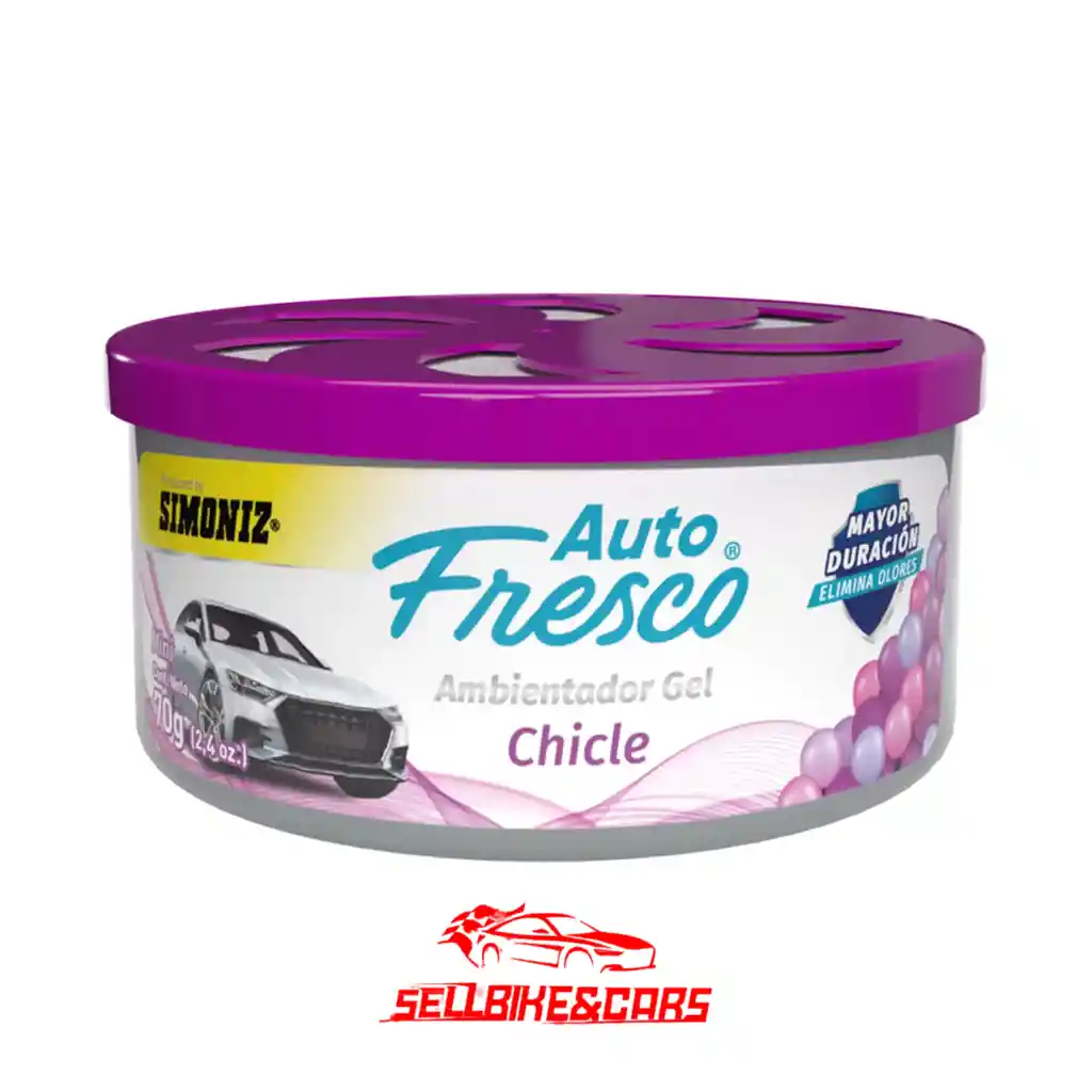 Simoniz Ambientador Gel 70gchicle Autofresco Simoniz