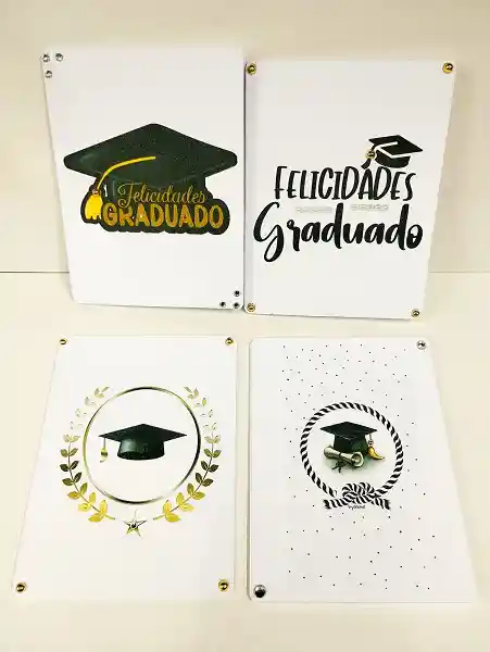 Tarjeta De Grado Mas Sobre (14x11)
