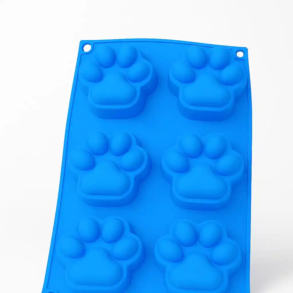 Molde Silicona Horno Huellas De Perro