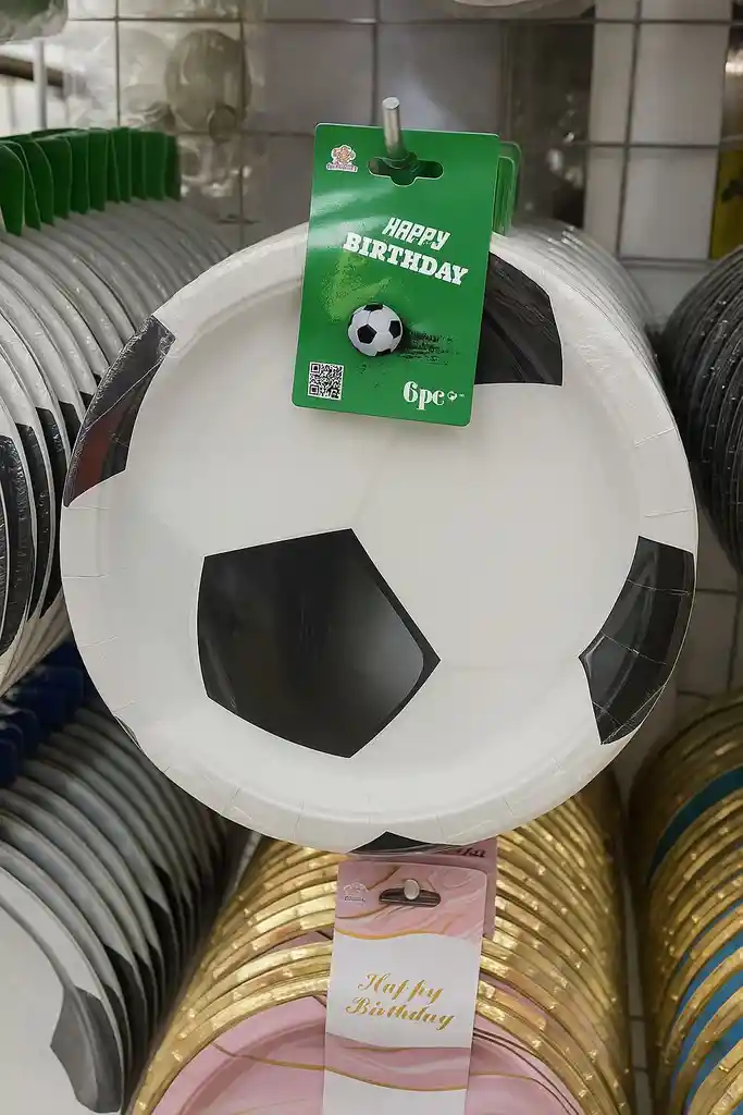 Plato Torta Balón De Futbol X6nd 9in