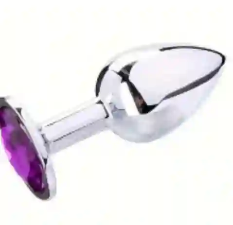 Plug Anal De Color Morado Metalico Talla S