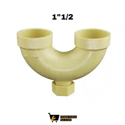 Sifon Sanitario Con Tapon 1"1/2