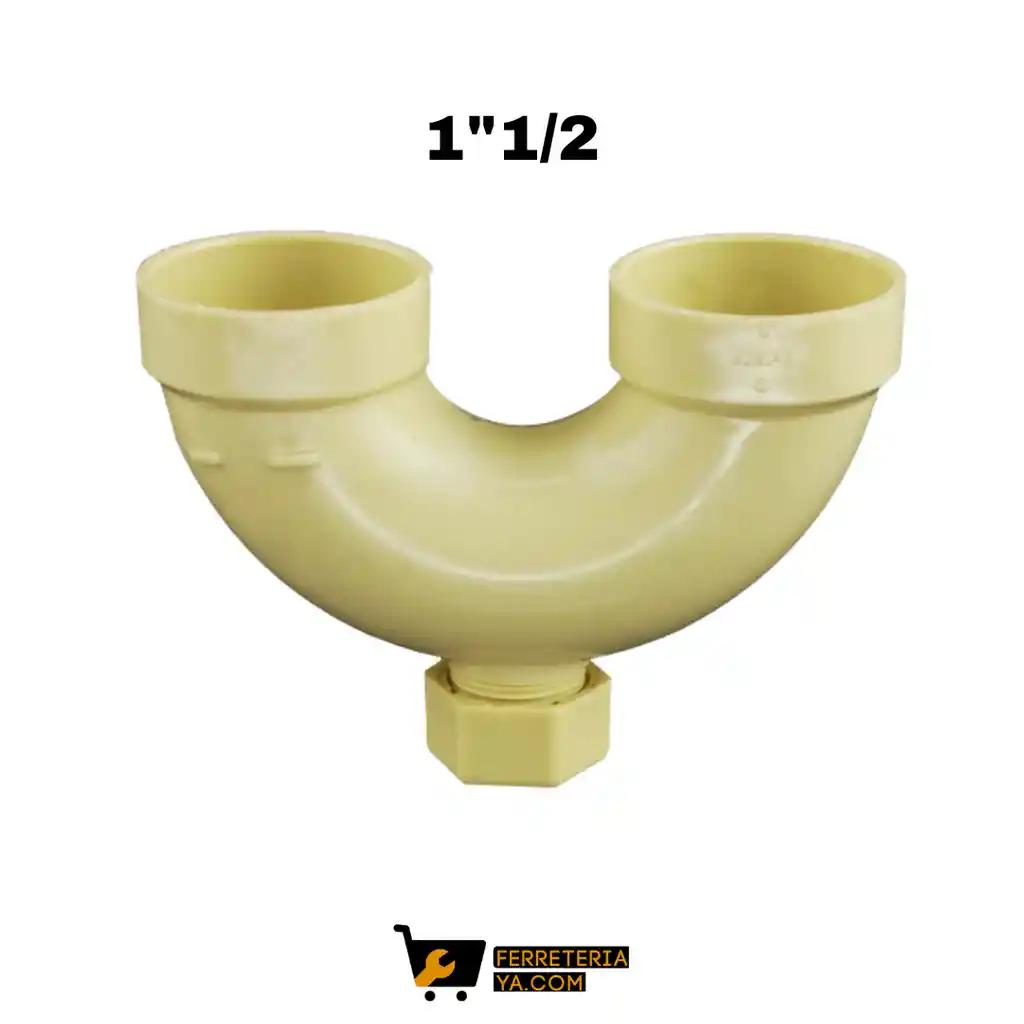 Sifon Sanitario Con Tapon 1"1/2