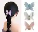 Pinza Caimán Gancho Mariposa Pelo Cabello Set X 3 Und