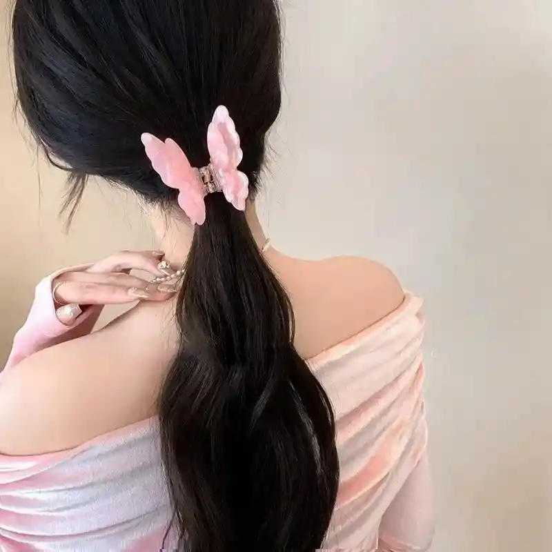 Pinza Caimán Gancho Mariposa Pelo Cabello Set X 3 Und