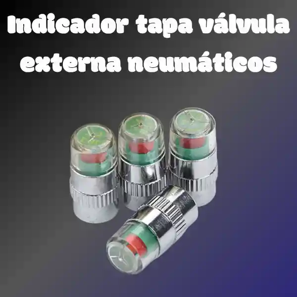 Indicador De Tapa Válvula Externa Presión De Neumáticos.