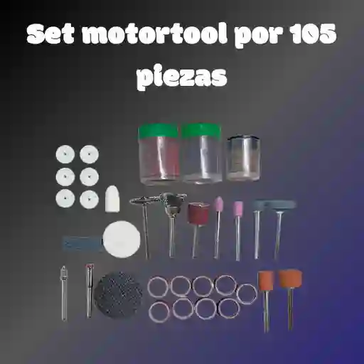 Set Motortool Por 105 Piezas