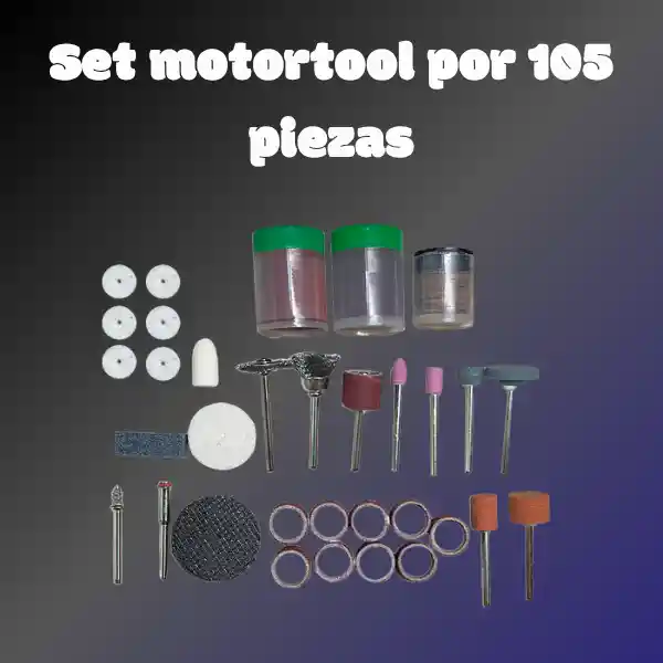 Set Motortool Por 105 Piezas