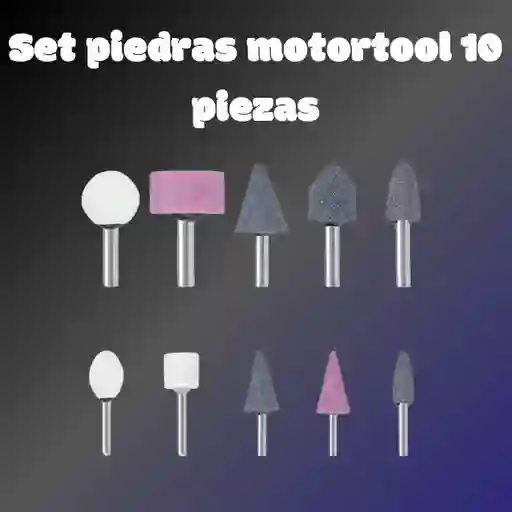 Set Piedras Motortool 10 Piezas