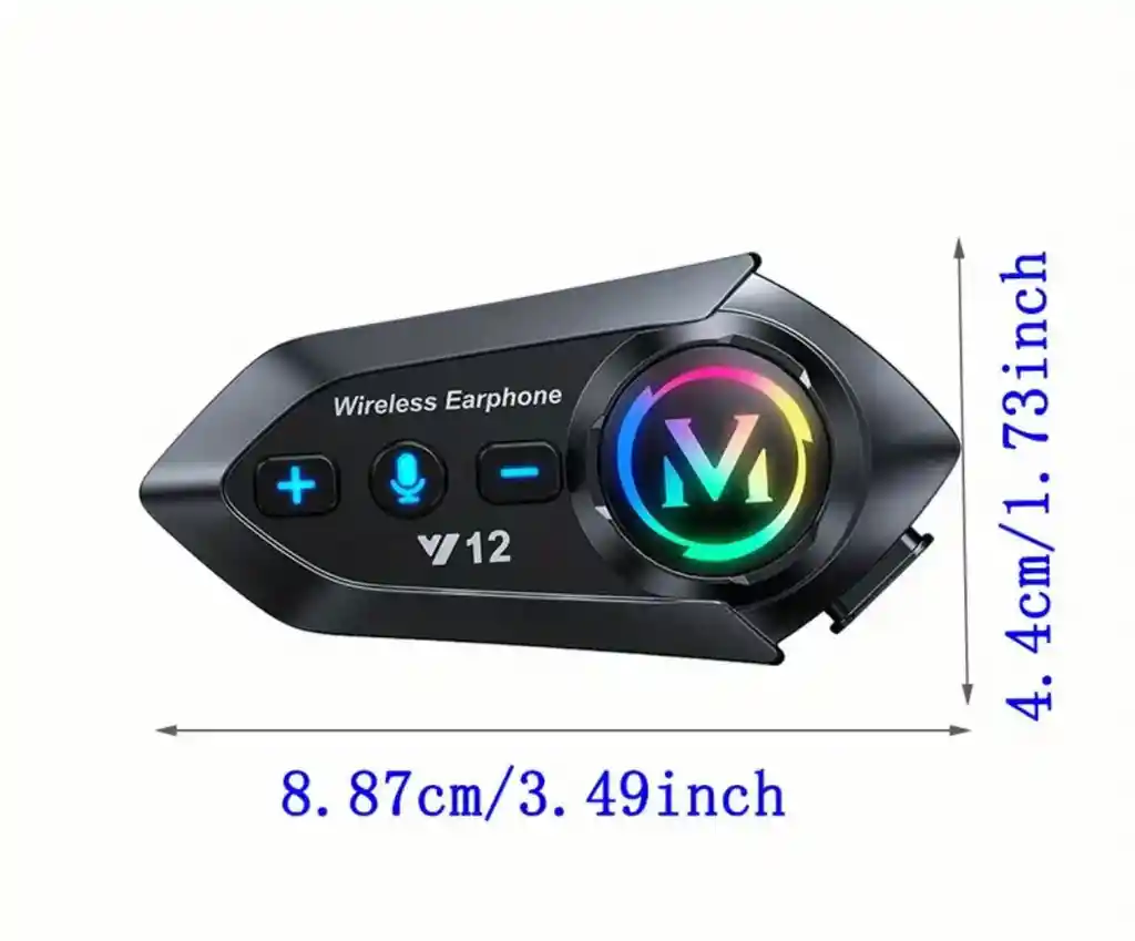 Intercomunicador Y12 Para Casco De Moto