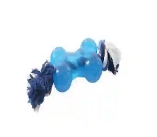 Juguete Hueso Duro Con Cuerda M Azul Hielo