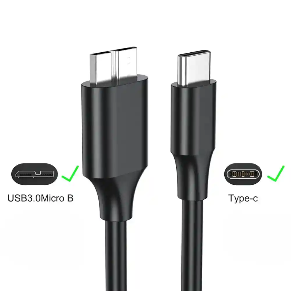 Cable Para Disco Duro Externo Tipo C A Micro B 3.0