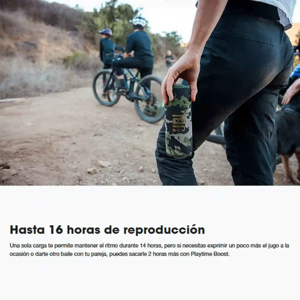 Jbl Flip 7 Altavoz Bluetooth Portátil Impermeable Ip68 Negro