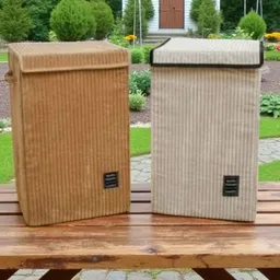 Organizador De Ropa Con Tapa, Cesta De Ropa Plegable