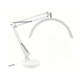 Lampara Fs-16x2 Media Luna Led Con Base Blanca