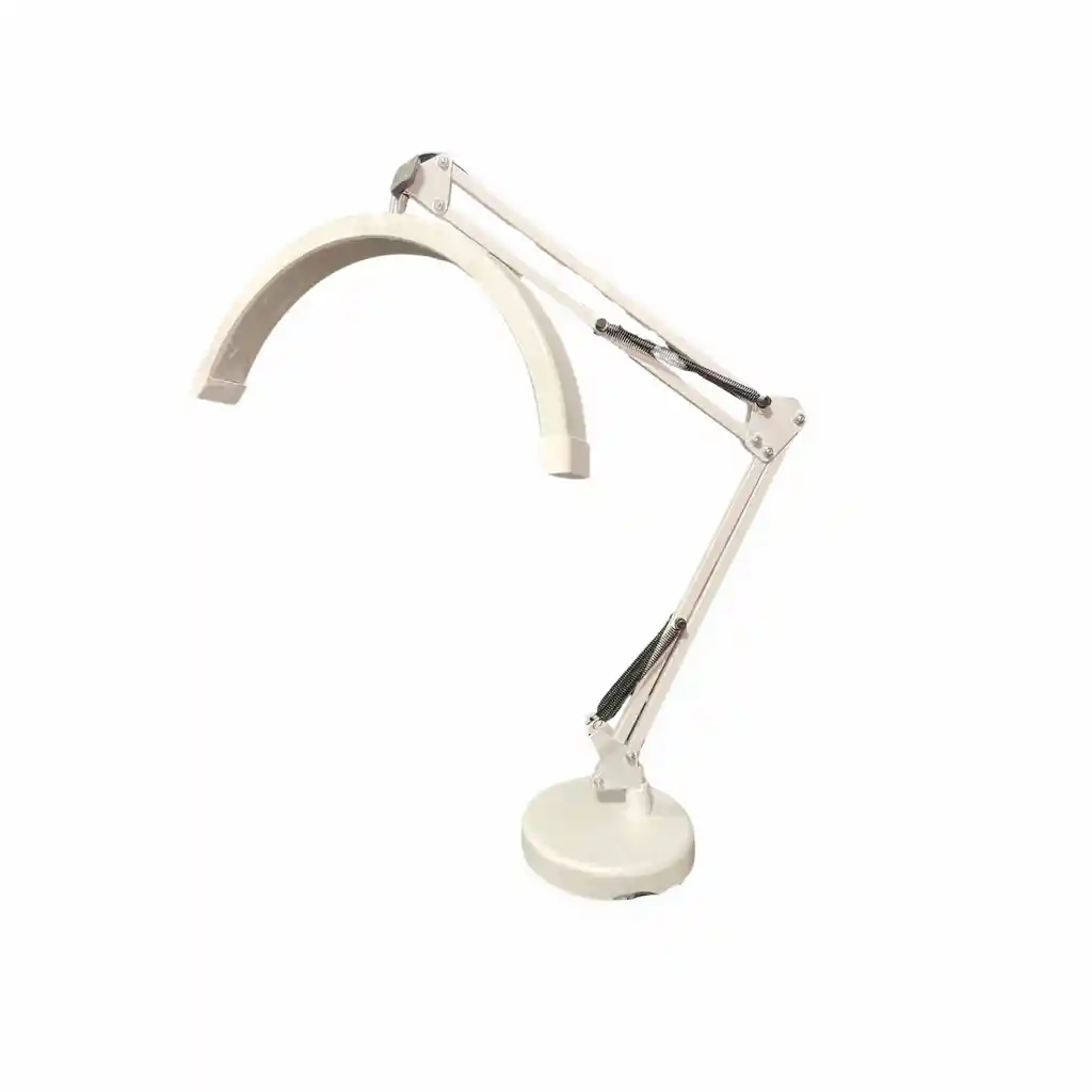 Lampara Fs-16x2 Media Luna Led Con Base Blanca