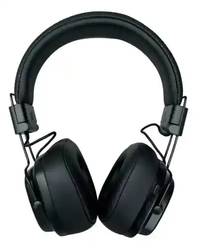 Diadema Audífonos Bluetooth Ajustables En Color Negro O Café Con Luz Rgb