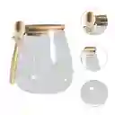 Elegante Colección De Frascos De Vidrio Con Tapa Y Cuchara