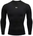 Camiseta Lycra Transpiración Entrenamiento/ Negro - Talla: M