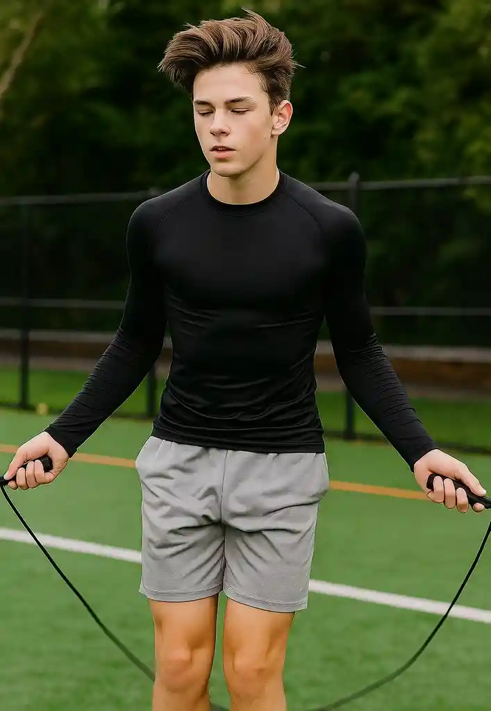 Camiseta Lycra Transpiración Entrenamiento/ Negro - Talla: M