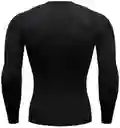 Camiseta Lycra Transpiración Entrenamiento/ Negro - Talla: L
