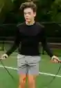 Camiseta Lycra Transpiración Entrenamiento/ Negro - Talla: L
