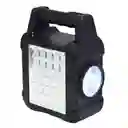 Parlante Portatil De 2-5 Pulgada Con Panel Solar Y Bombillo Gts-1464