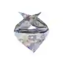 Pañoleta S Rosa Flores Lila, Celeste Y Amarillo