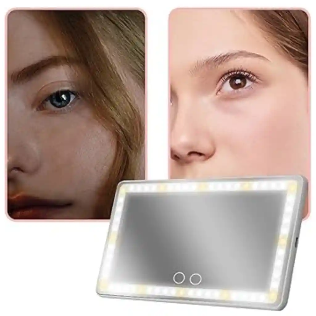 Espejo Luz Led Para Carro