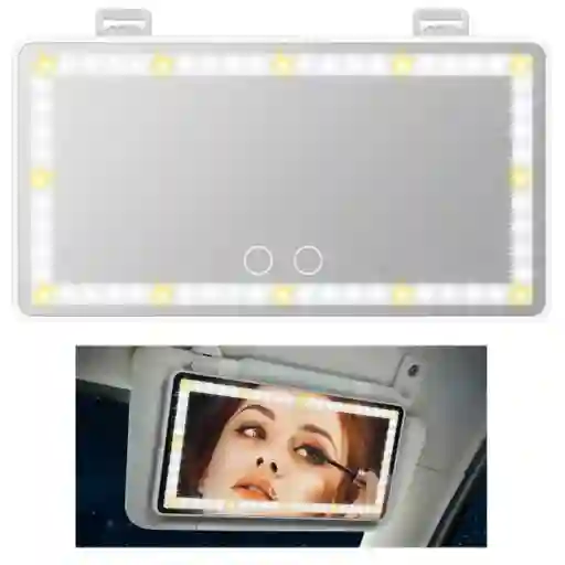 Espejo Luz Led Para Carro