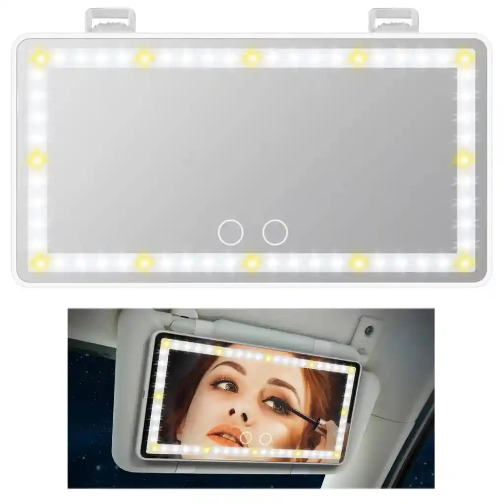 Espejo Luz Led Para Carro