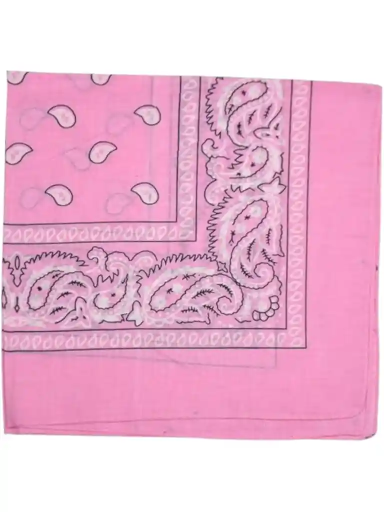 Pañoleta O Paño Floral Rosado Claro Unidad
