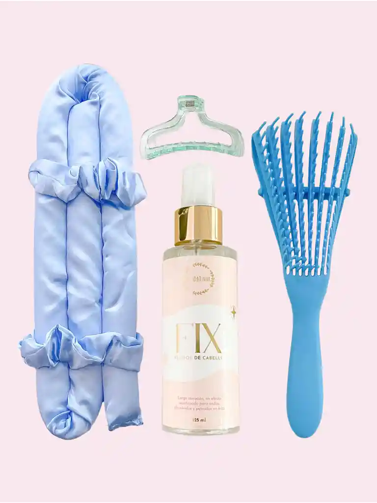 Tubo Ondas Sin Calor Mandarinna Cabello Ondulado Rizador