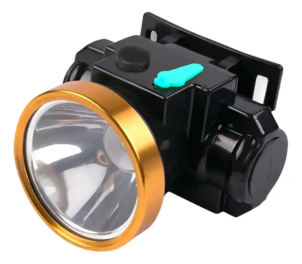 Linterna Minera Led Cabeza Recargable 1 Led Cargador