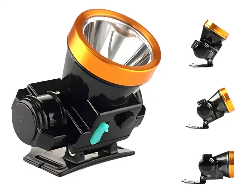 Linterna Minera Led Cabeza Recargable 1 Led Cargador