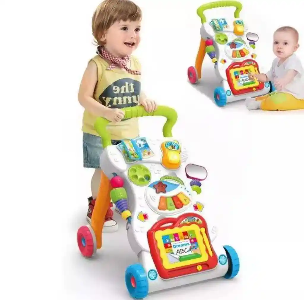 Andadera Musical Para Bebe. Didáctica Tablero Mágico