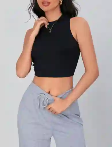 Top Básico Fit Black Classique