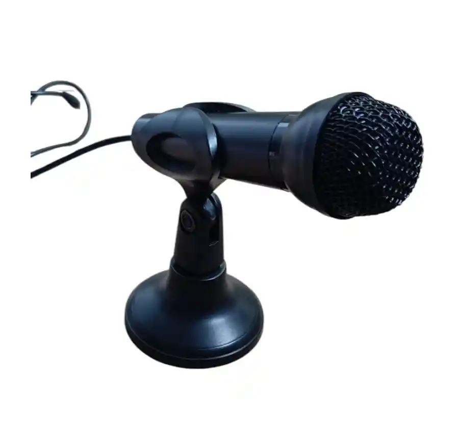 Microfono Omnidireccional Con Soporte Y Switch De Encendidio