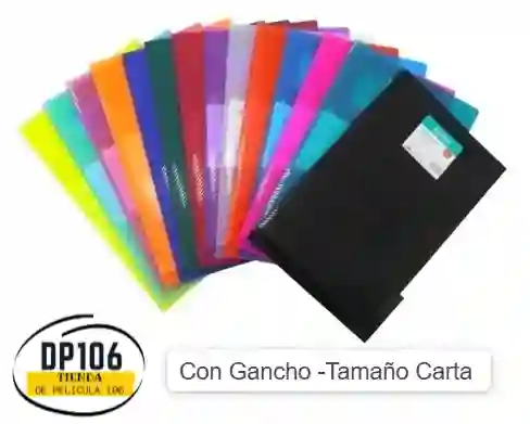 Carpeta Legajadora Celuguia Con Gancho Tamaño Carta X 1 Und