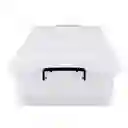 Caja Tengone 80x40x16cm Translucido 35 Lt Plastico