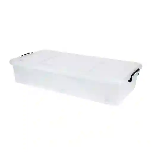 Caja Tengone 80x40x16cm Translucido 35 Lt Plastico