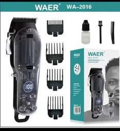 Peluquera Maquina De Peluquería Digital Inalámbrica Trasparente Waer Profesional