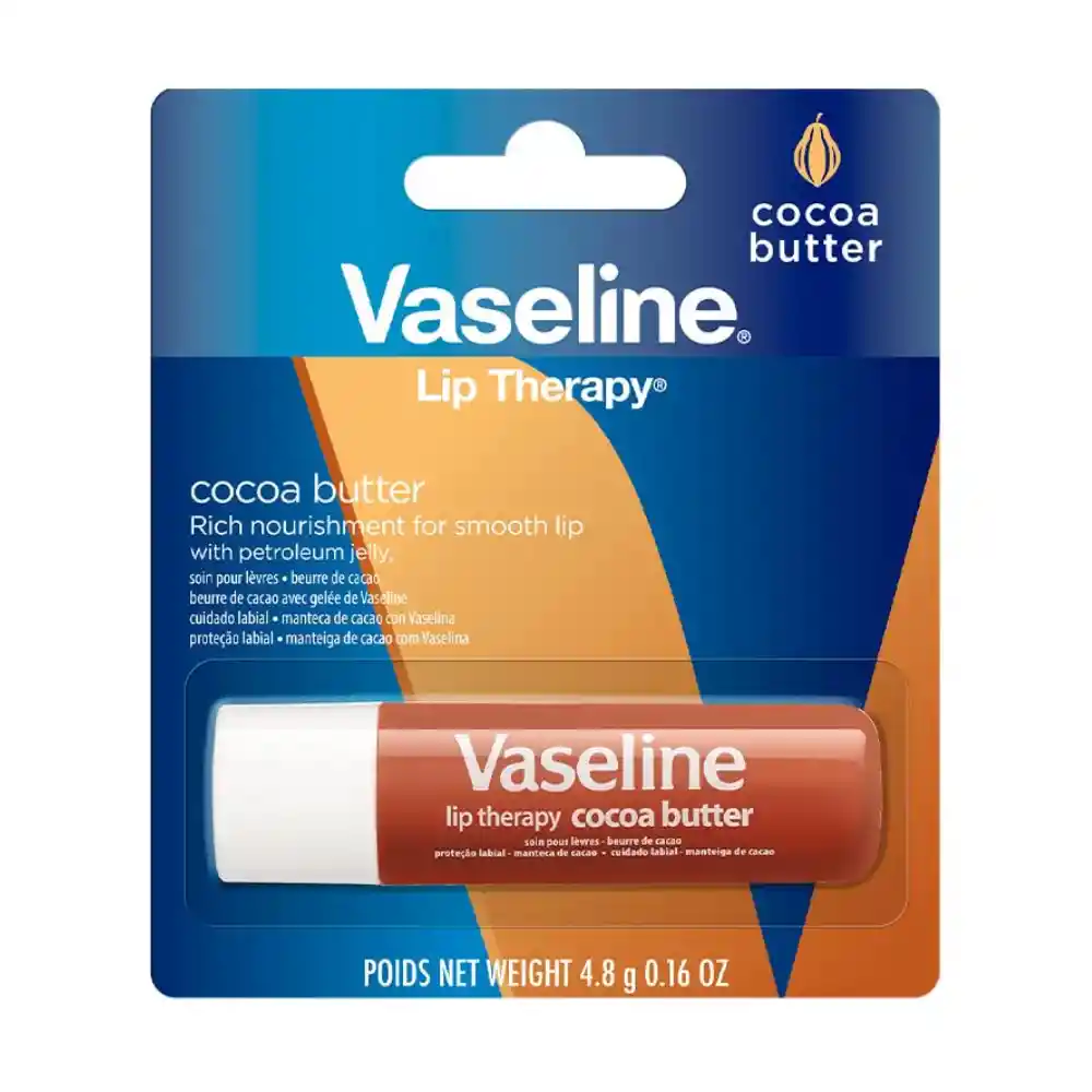 Vaseline Lip Therapy En Barra Cocoa Butter 4.8g