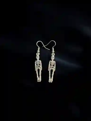 ´par De Aretes Largos De Esqueleto