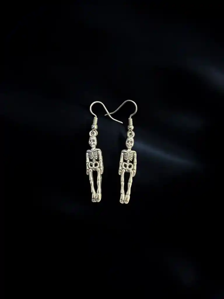 ´par De Aretes Largos De Esqueleto