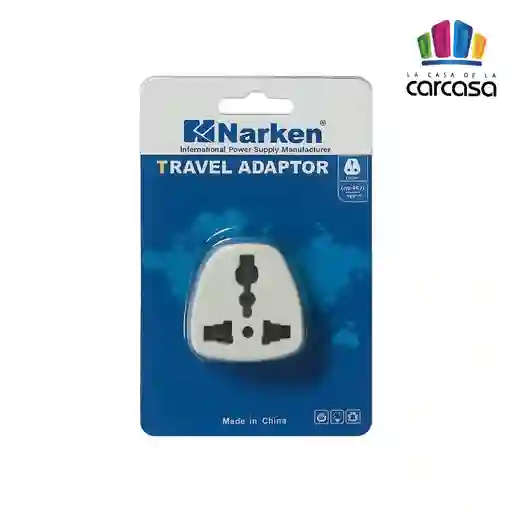 Adaptador Corriente Viajero Universal Narken Nk-703a