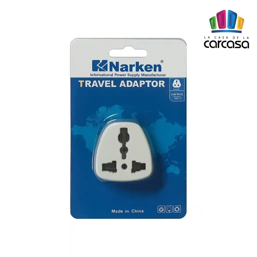Adaptador Corriente Viajero Universal Narken Nk-703a