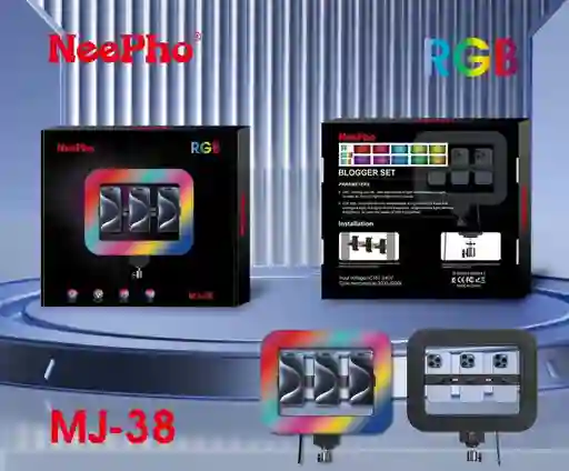 Aro De Luz Rgb Neepho Mj-38