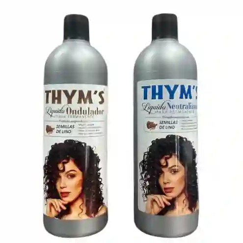 Kit Profesional De Ondulación Thyms X 500 Ml – Rizos Definidos Y Duraderos