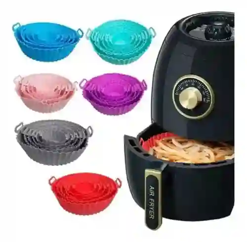 Molde Silicona Air Fryer Protector Freidora Reutilizable X6 Unidades